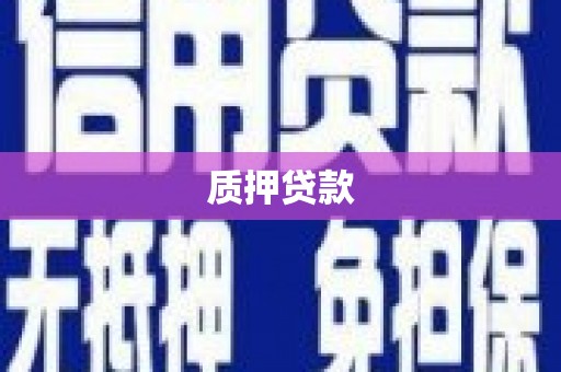 广陵质押贷款