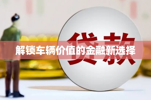 广陵解锁车辆价值的金融新选择