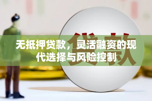 广陵无抵押贷款，灵活融资的现代选择与风险控制