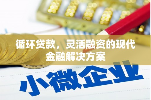 广陵循环贷款，灵活融资的现代金融解决方案