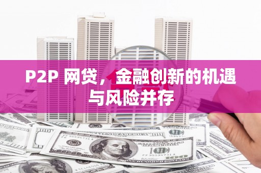 广陵P2P 网贷，金融创新的机遇与风险并存