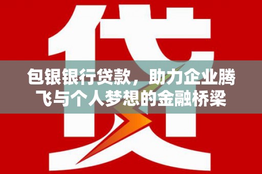 广陵包银银行贷款，助力企业腾飞与个人梦想的金融桥梁
