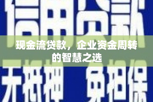 广陵现金流贷款，企业资金周转的智慧之选