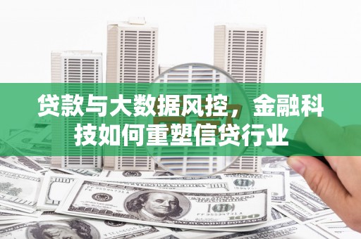 广陵贷款与大数据风控，金融科技如何重塑信贷行业