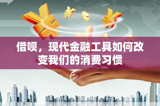 广陵借呗，现代金融工具如何改变我们的消费习惯