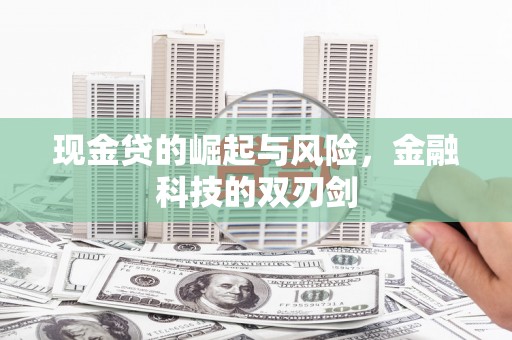 广陵现金贷的崛起与风险，金融科技的双刃剑