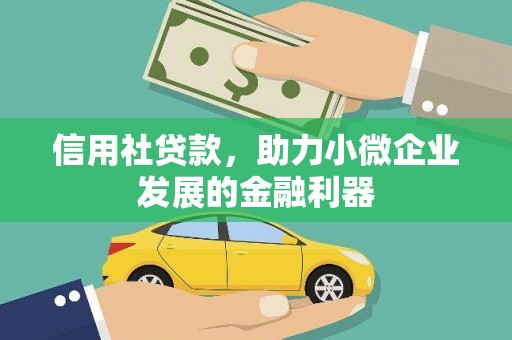广陵信用社贷款，助力小微企业发展的金融利器
