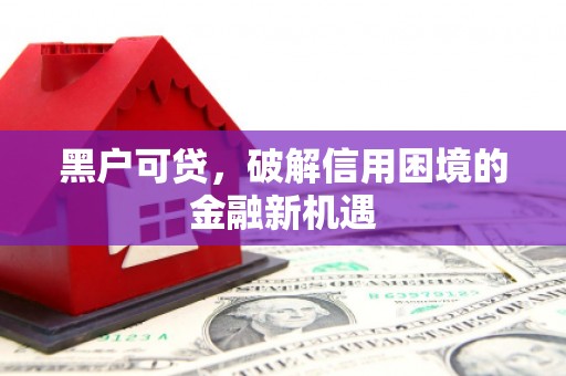 广陵黑户可贷，破解信用困境的金融新机遇