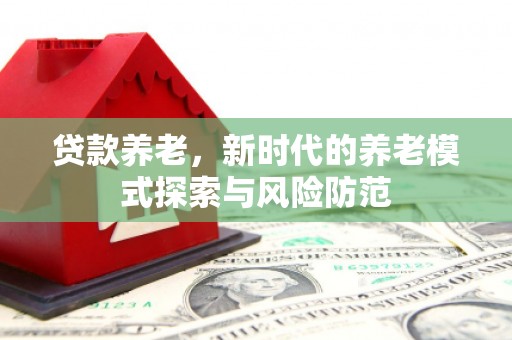 广陵贷款养老，新时代的养老模式探索与风险防范